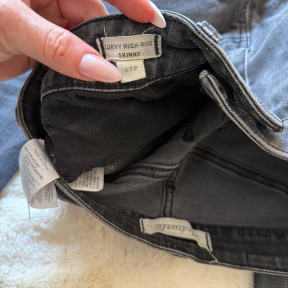 Madewell Curvy High Rise Skinny 27P - Picture 12 of 15
